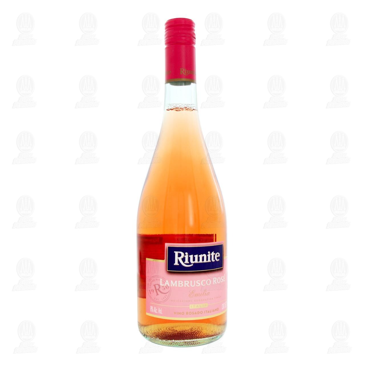 Vino Rosado Italiano Riunite Lambrusco Rosé, 750 ml.