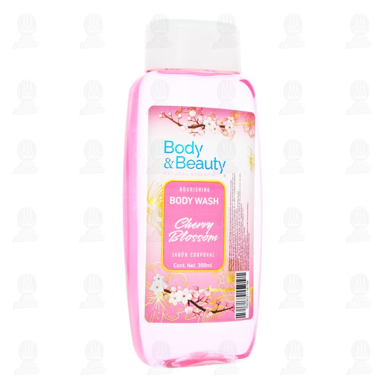 Jab&oacute;n Corporal Body & Beauty Cherry Blossom, 300 ml. image number 0
