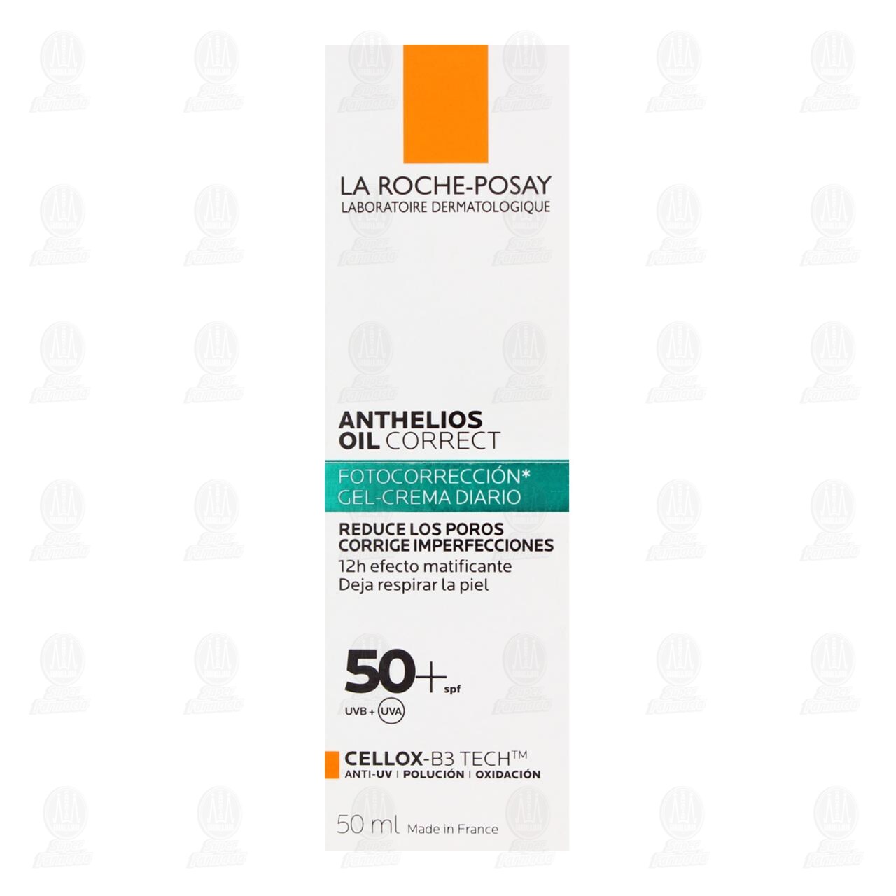 La Roche Posay Anthelios Oil Correct Gel-Crema Diario 50+ SPF, 50 ml. image number 1