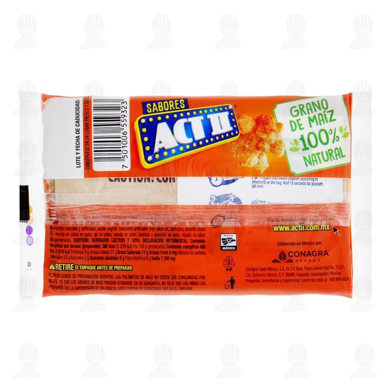 Palomitas Act II Sabor Queso Xtremo, 89 gr. de ACT II | Farmacias