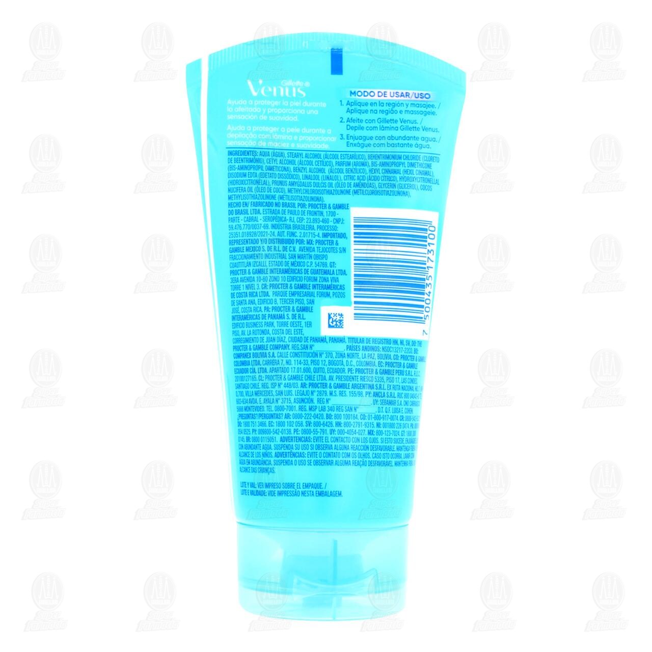 Crema Protectora Gillette Venus para Afeitar, 150 ml. image number 1