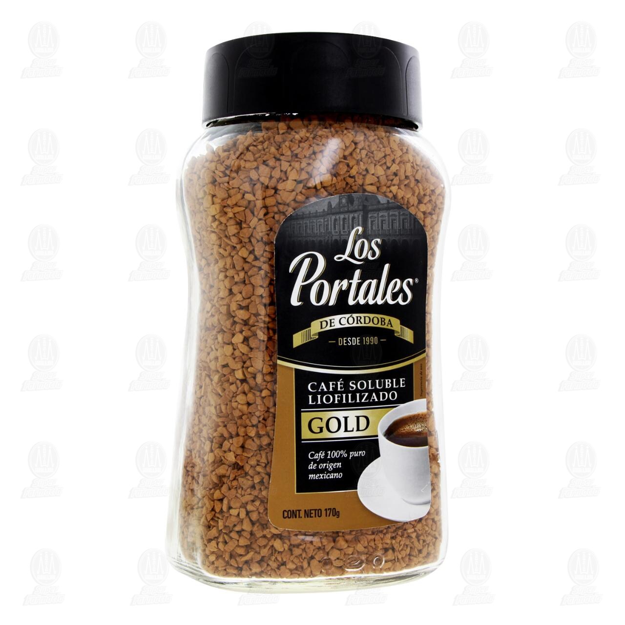 Caf&eacute; Soluble Los Portales de C&oacute;rdoba Gold, 170 gr. image number 0
