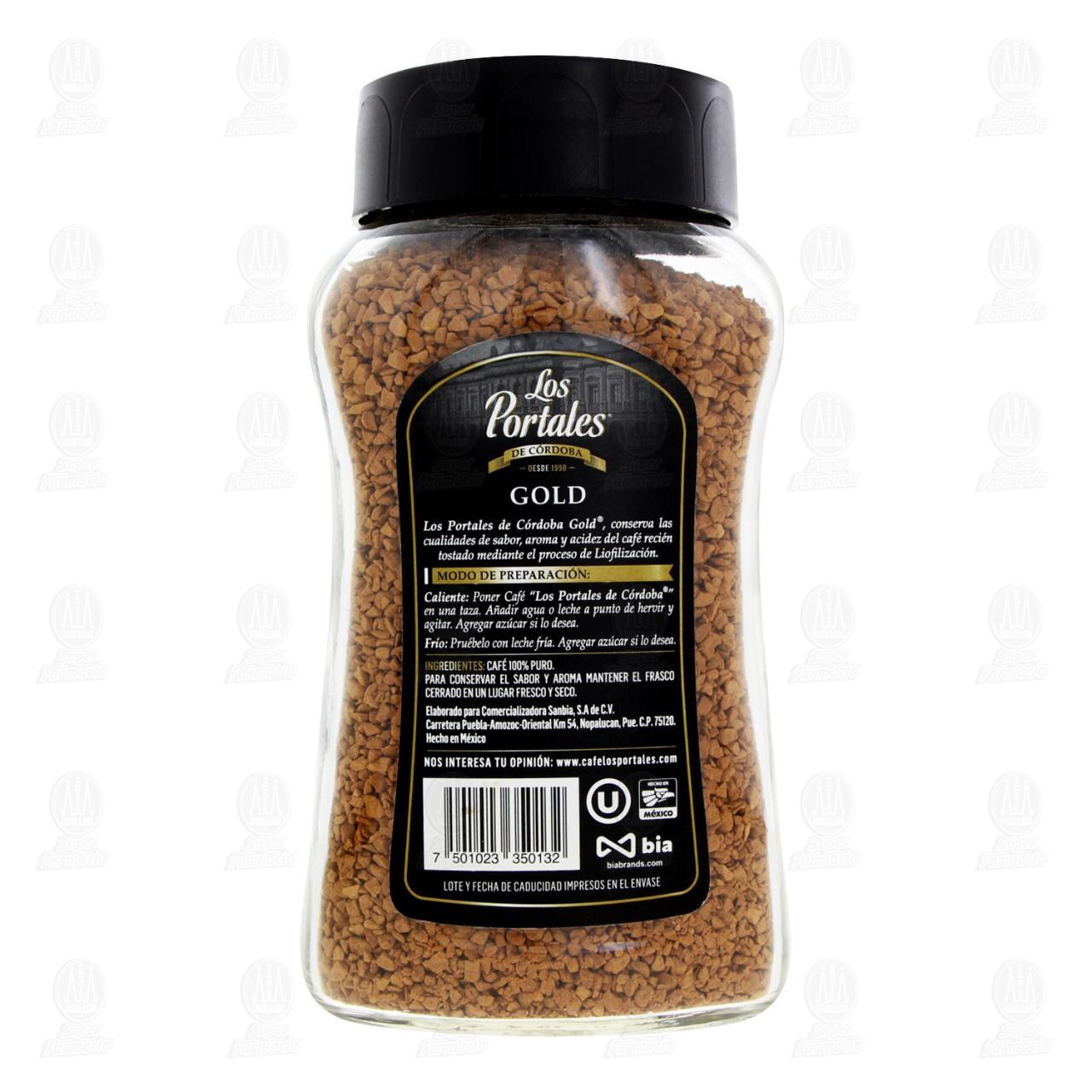 Caf&eacute; Soluble Los Portales de C&oacute;rdoba Gold, 170 gr. image number 2