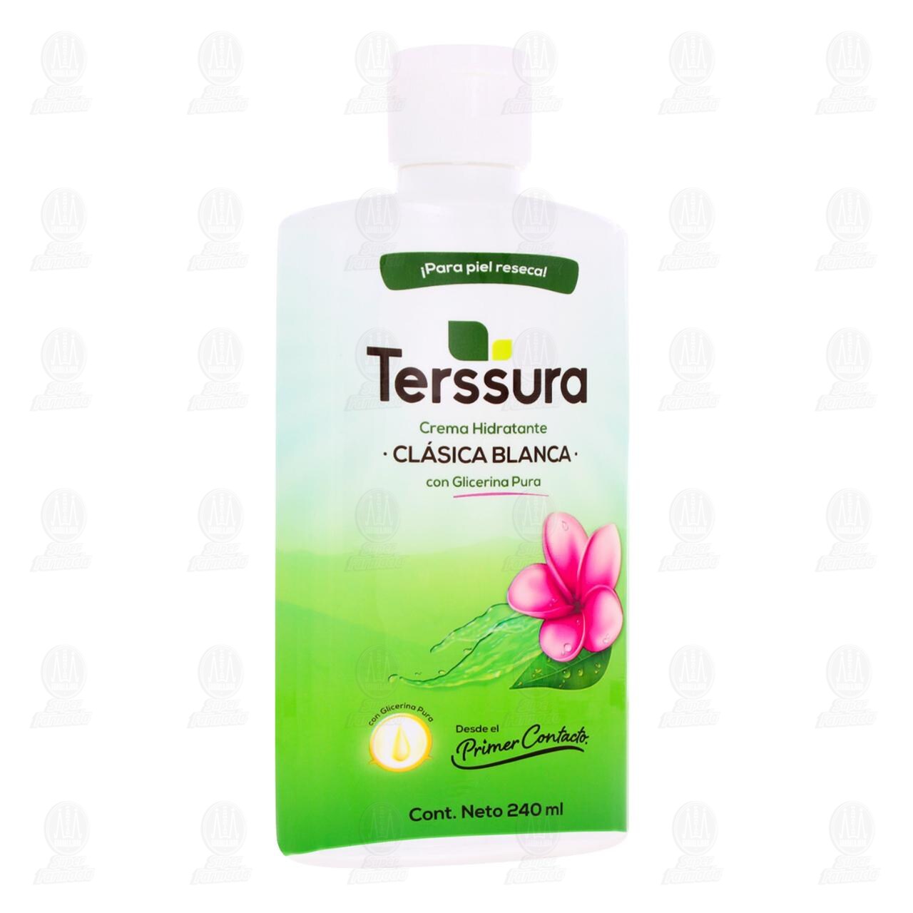 Crema Hidratante Terssura Cl&aacute;sica Blanca con Glicerina Pura, 240 ml. image number 0