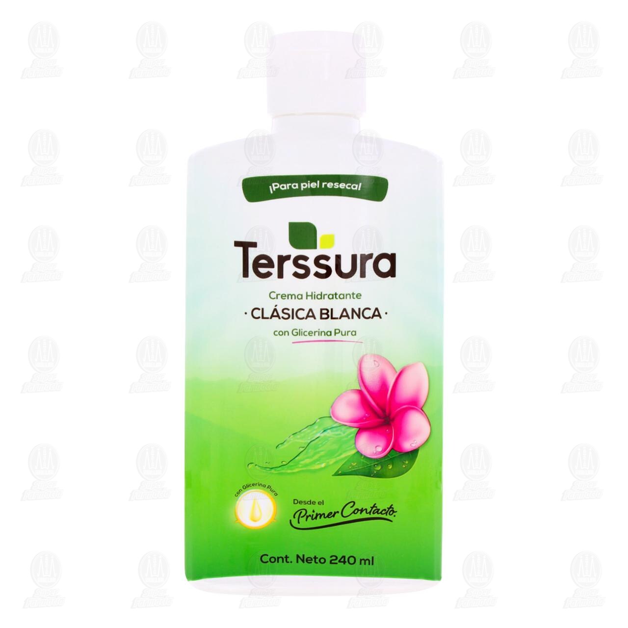 Crema Hidratante Terssura Cl&aacute;sica Blanca con Glicerina Pura, 240 ml. image number 1