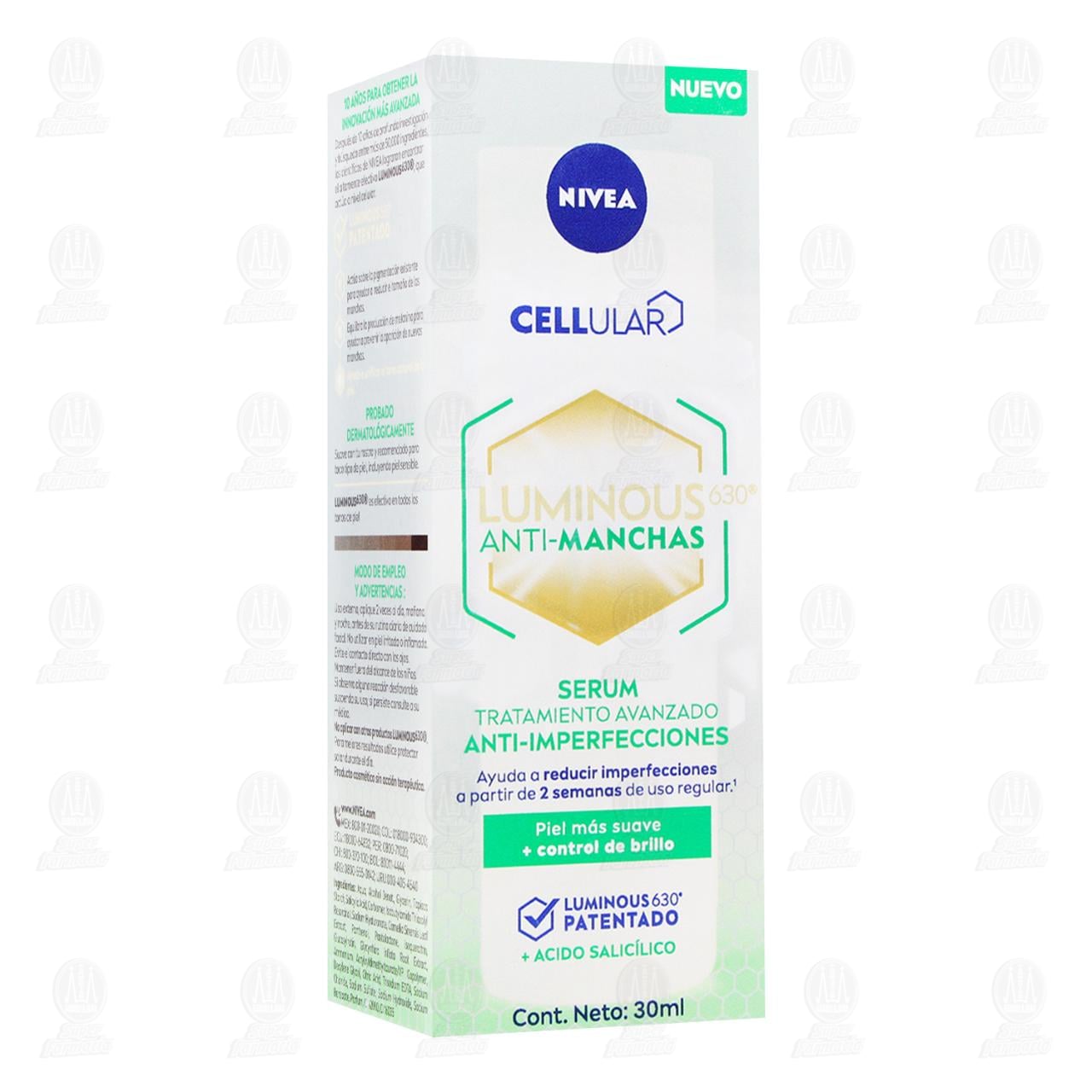 Nivea Cellular S&eacute;rum Anti-Imperfecciones Luminous 630 Anti-Manchas, 30 ml.