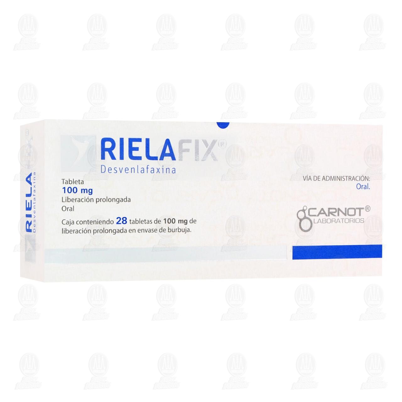 RielaFix 100 mg, 28 Tabletas. image number 0