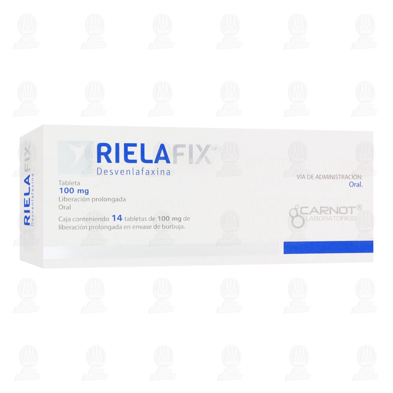 RielaFix 100 mg, 14 Tabletas. image number 0