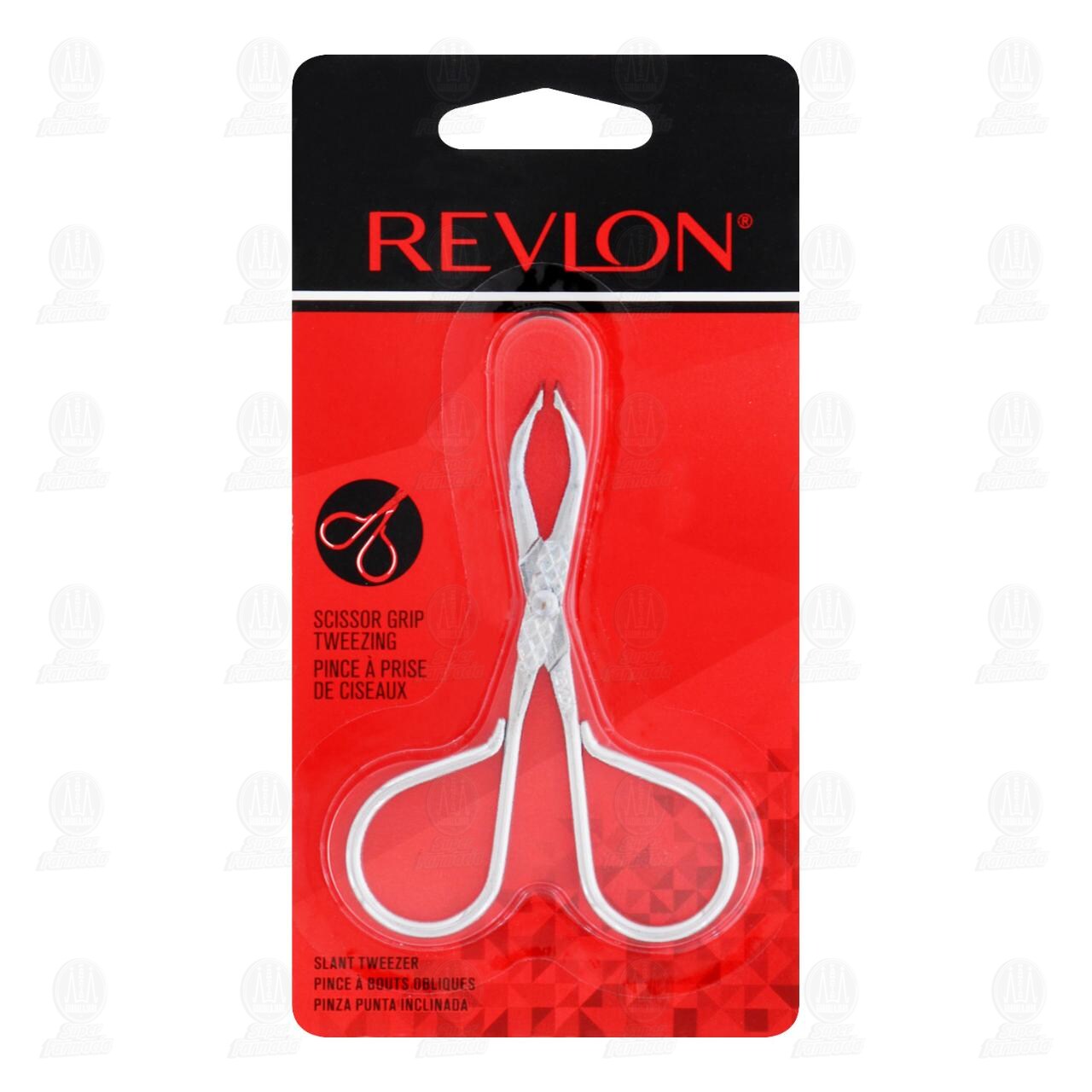 Pinza Revlon Punta Inclinada, 1 pz.