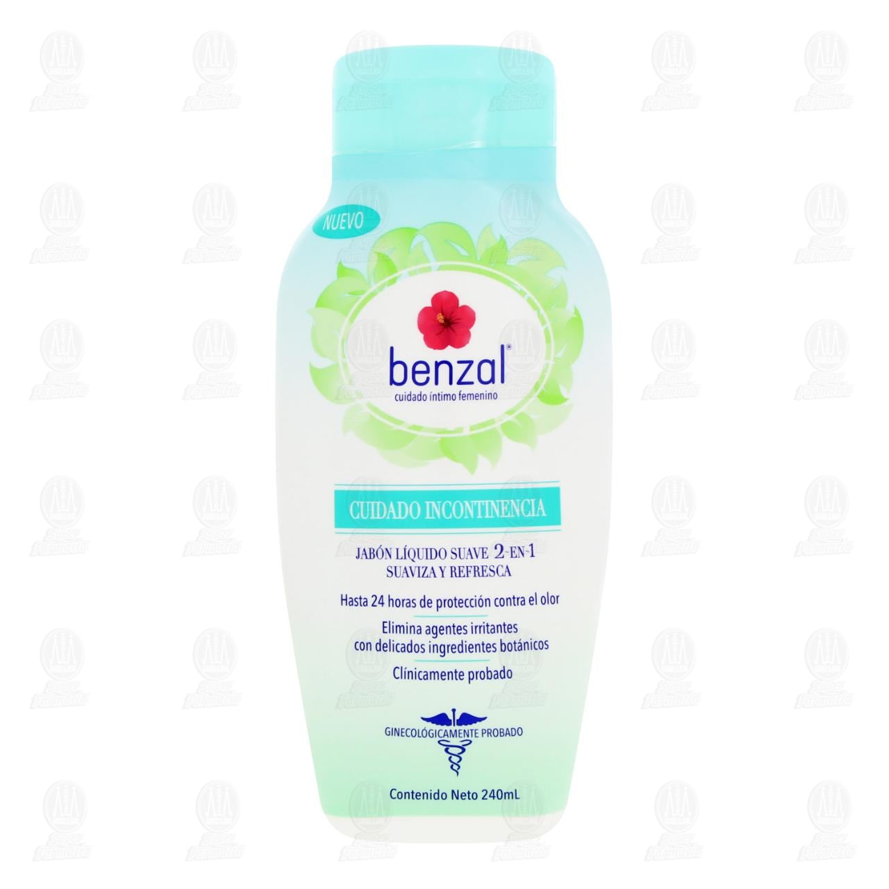 Jabón Líquido Benzal Cuidado Incontinencia 2-en-1 Suaviza y Refresca, 240 ml. image number 1