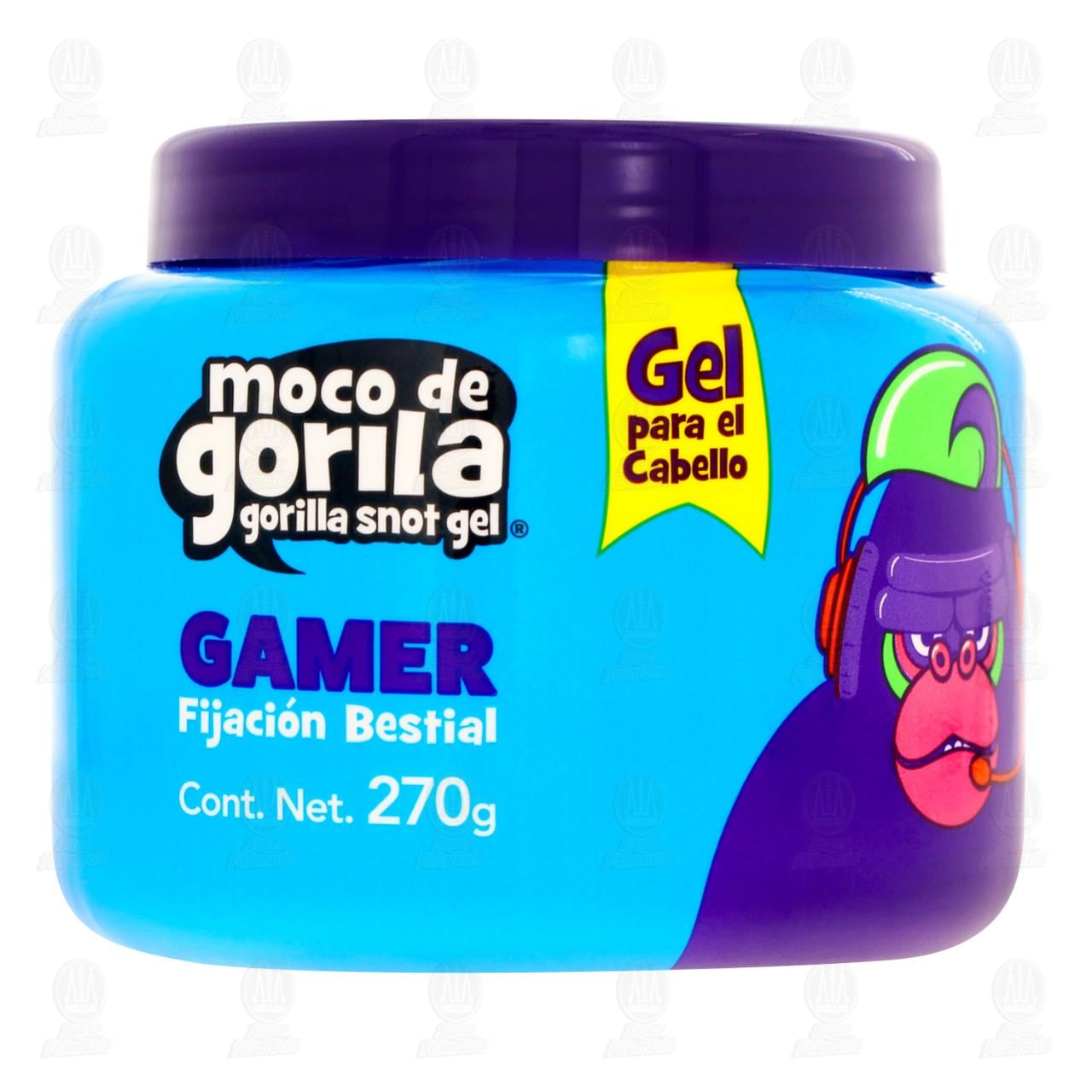 Imagen para Gel para Cabello Moco de Gorila Gamer Fijación Bestial, 270 gr.