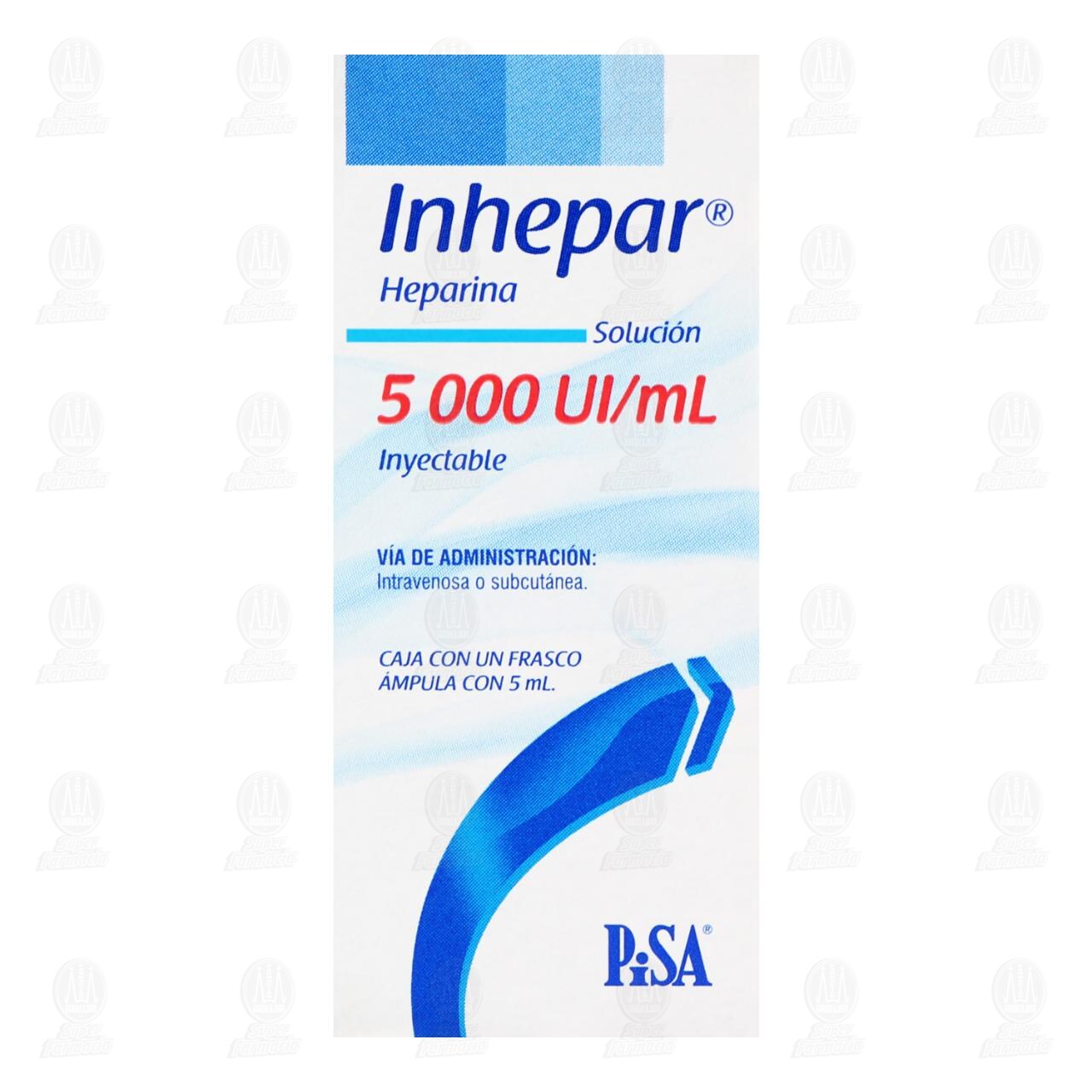 Inhepar 5 000 UI/ml Soluci&oacute;n Inyectable, 5 ml. image number 1