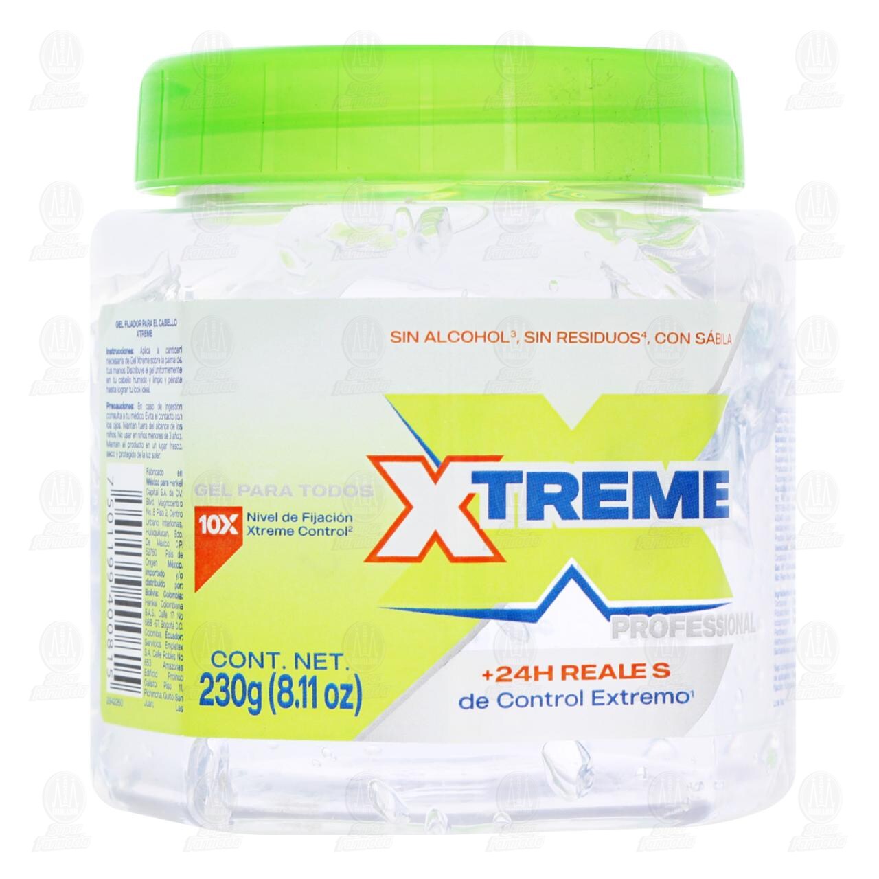 Gel Fijador para Cabello Xtreme Professional, 230 gr.