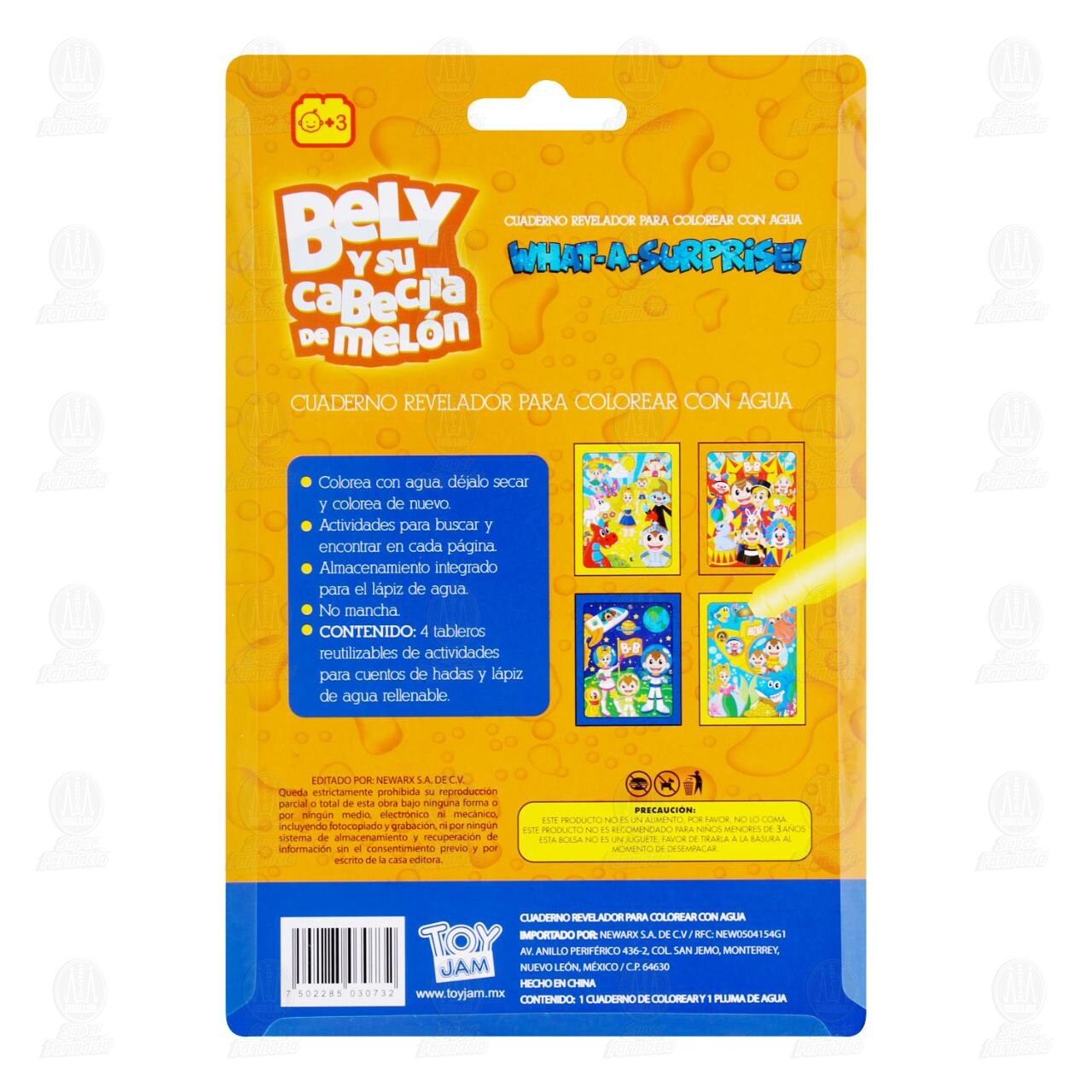 Cuaderno Revelador Bely y su Cabecita de Melón para Colorear Varios diseños, 2 pzas. image number 1