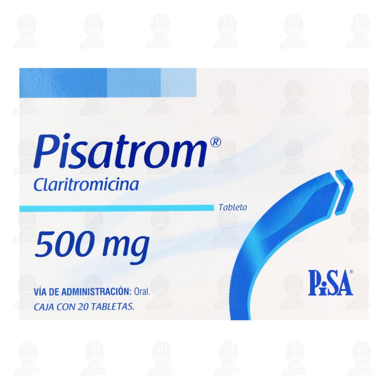 Pisatrom 500 mg, 20 Tabletas. image number 1