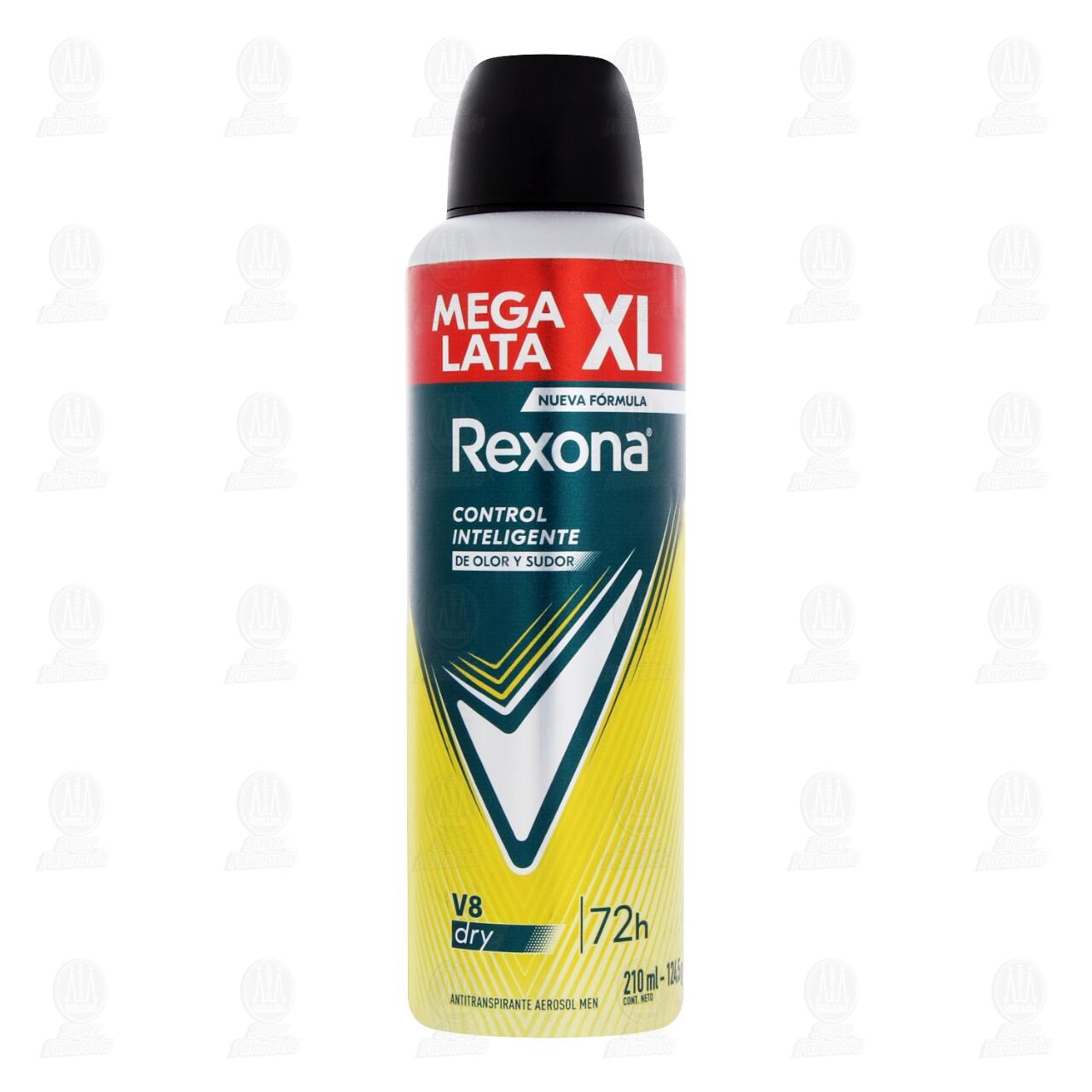 Antitranspirante Rexona Men V8 Dry XL en Aerosol, 210 ml. image number 1