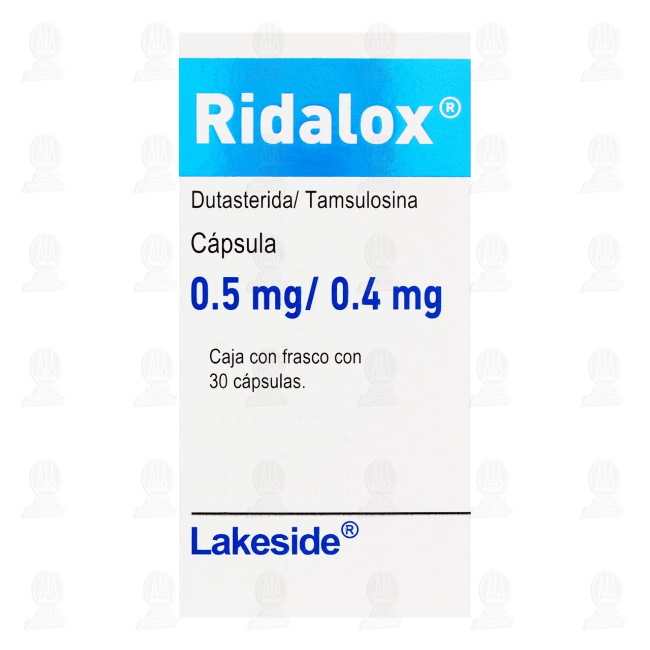 Ridalox 0.5mg/0.4mg, 30 C&aacute;psulas. image number 1