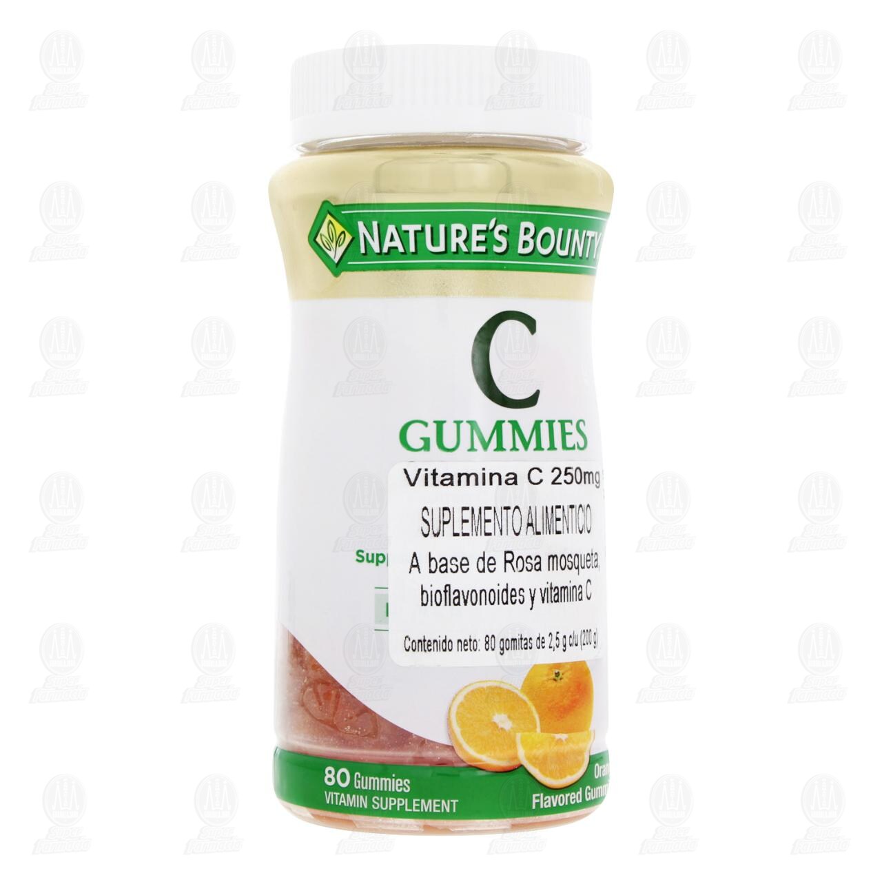 Nature's Bounty Gomitas a Base de Rosa mosqueta, Bioflavonoides y Vitamina C, 80 pzas.