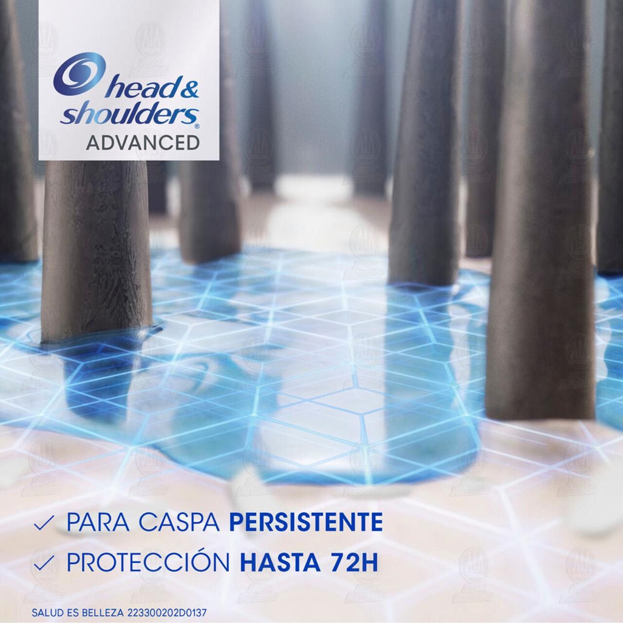 Shampoo Head & Shoulders Advanced Limpieza Radical, 280 ml. image number 4