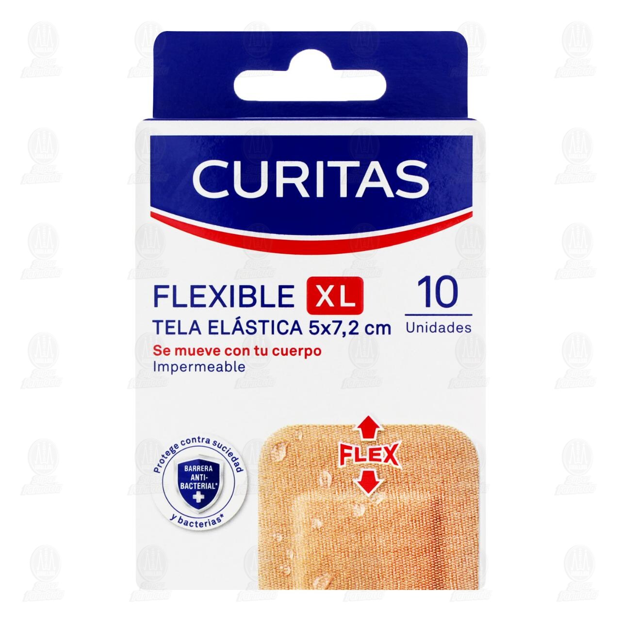 Venditas Curitas Acolchonada Flexible XL Antiadherente, 10 pzas. image number 1