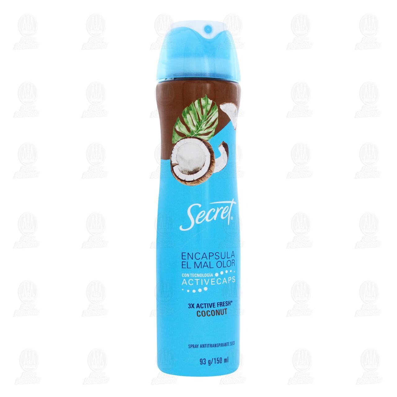Antitranspirante Secret Coconut en Aerosol, 150 ml. image number 0