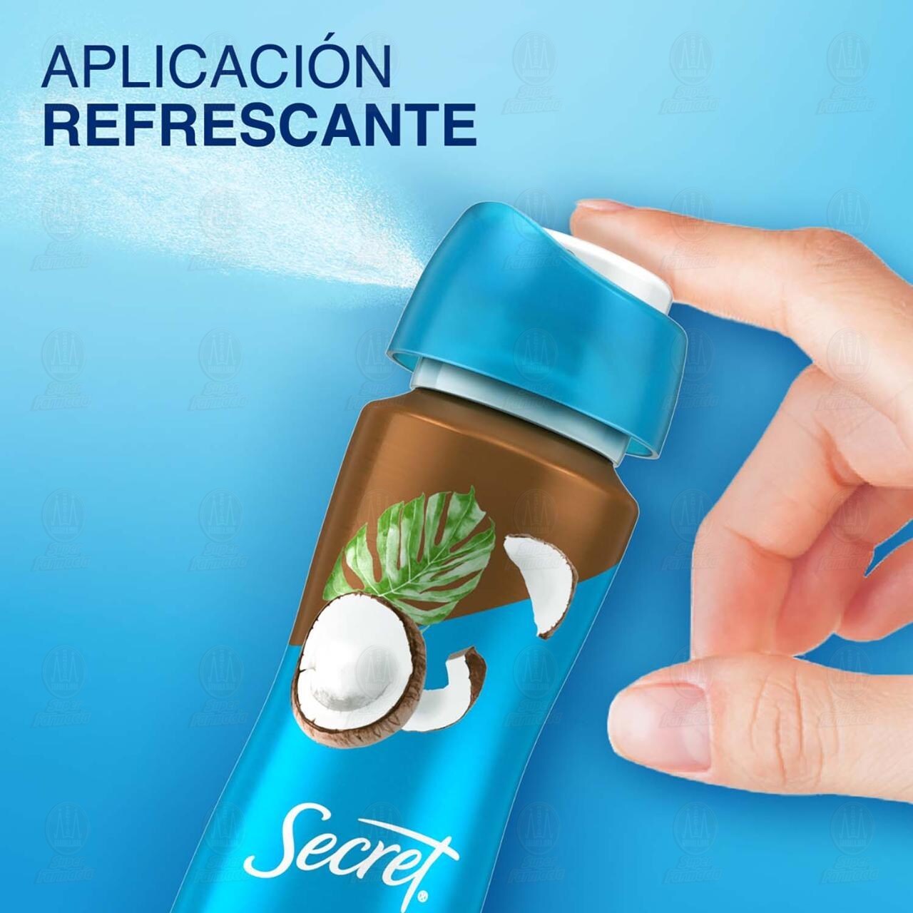 Antitranspirante Secret Coconut en Aerosol, 150 ml. image number 2