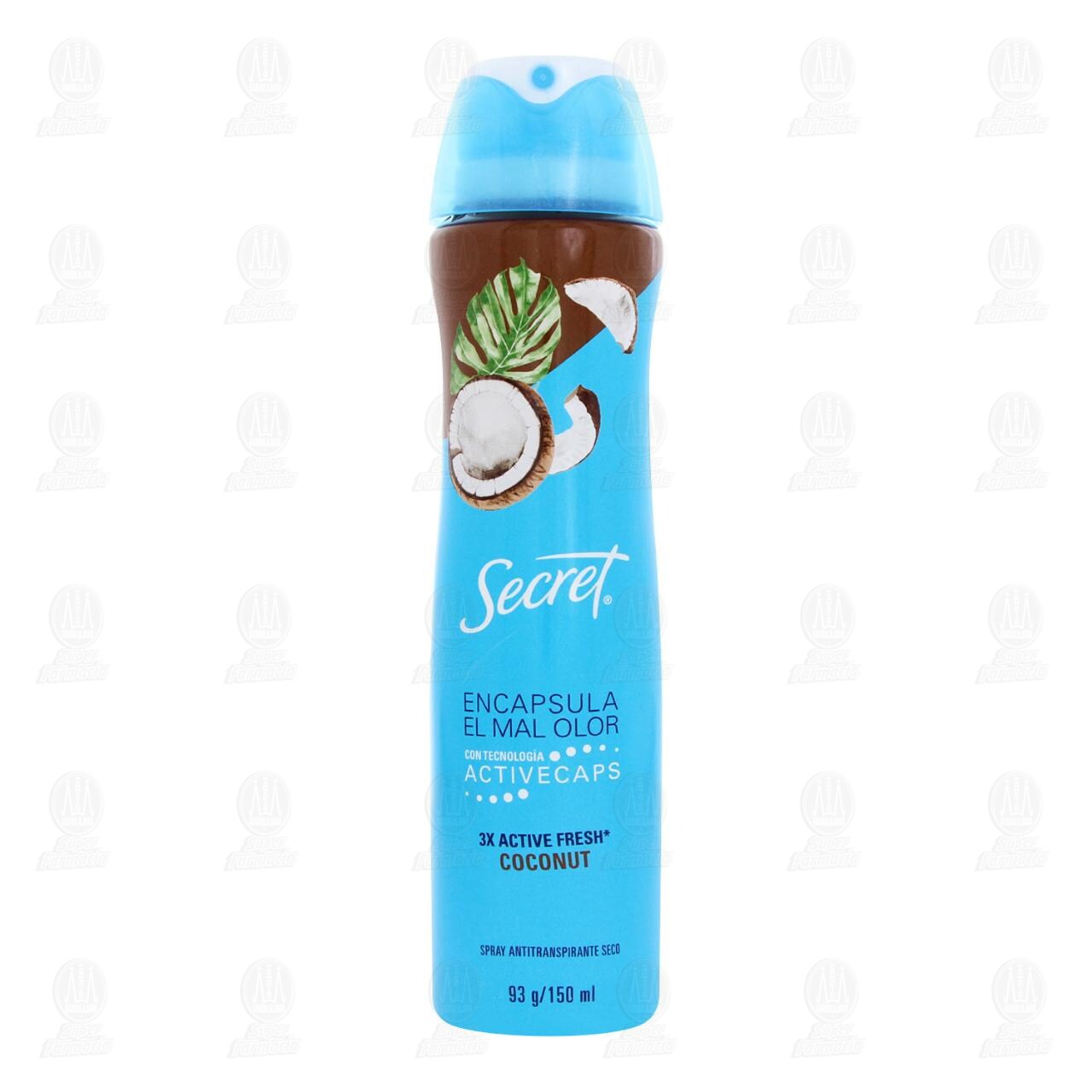 Antitranspirante Secret Coconut en Aerosol, 150 ml. image number 1