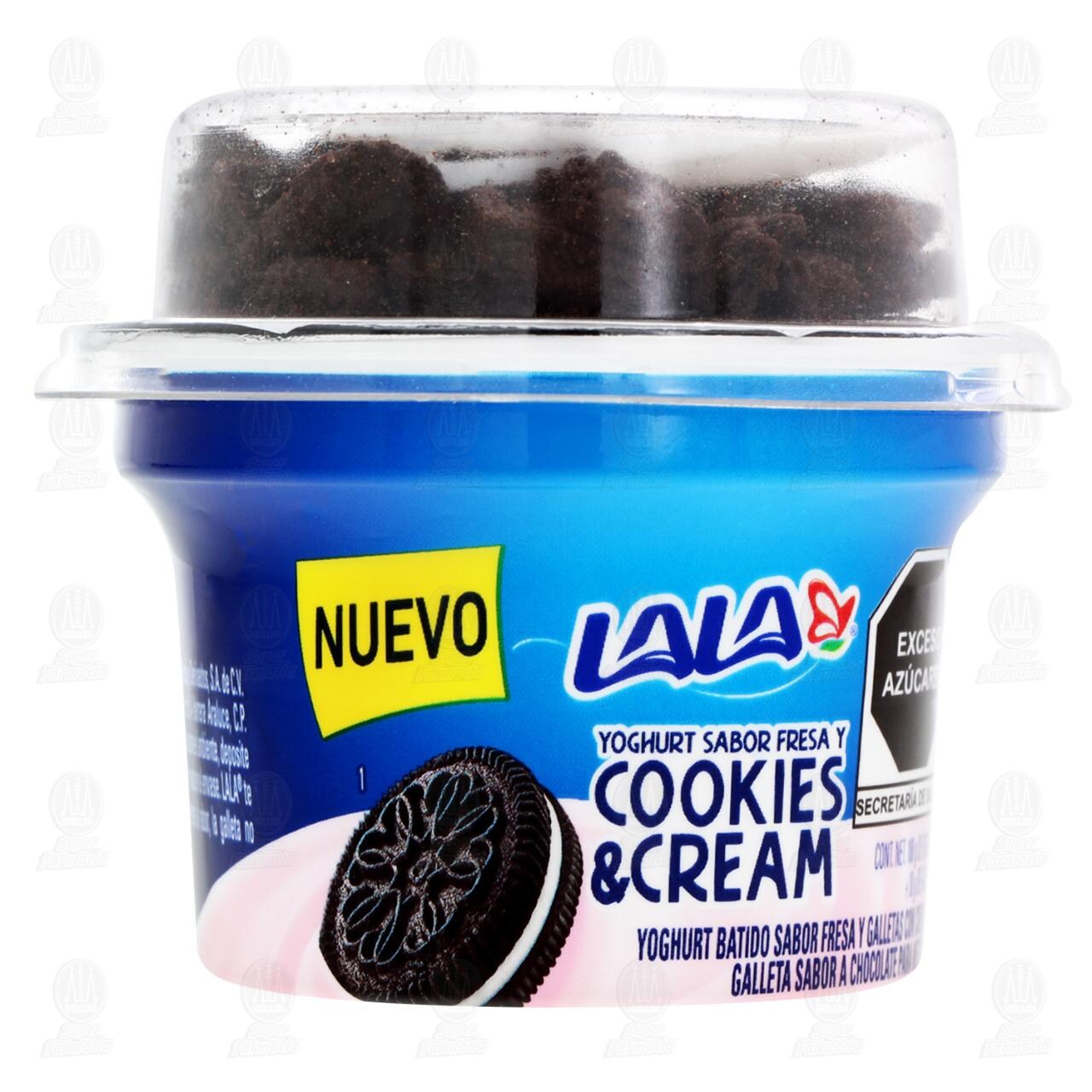 Yoghurt Lala Cookies & Cream con Sabor Fresa, 110 gr. image number 0