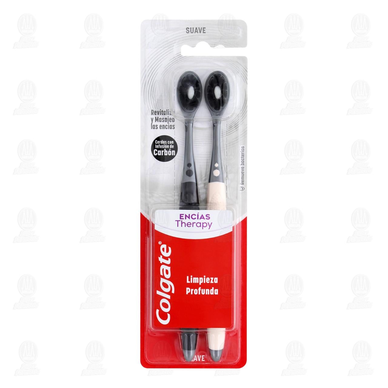 Imagen para Cepillo Dental Colgate Encías Therapy Suave, 2 pzas.