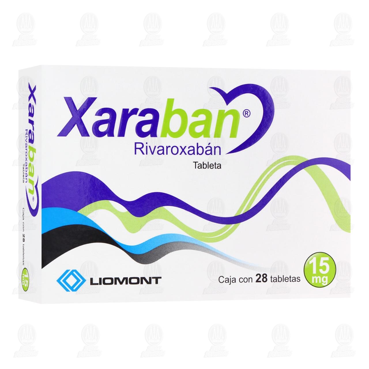Xaraban 15 mg, 28 Tabletas.