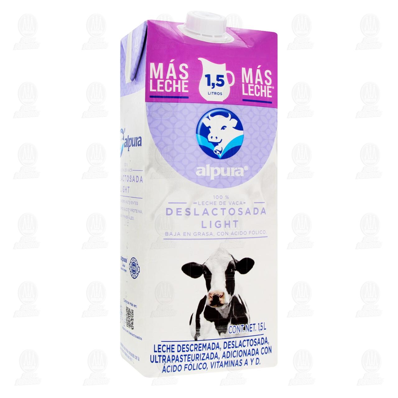Leche Alpura Deslactosada Ligth, 1.5 l.