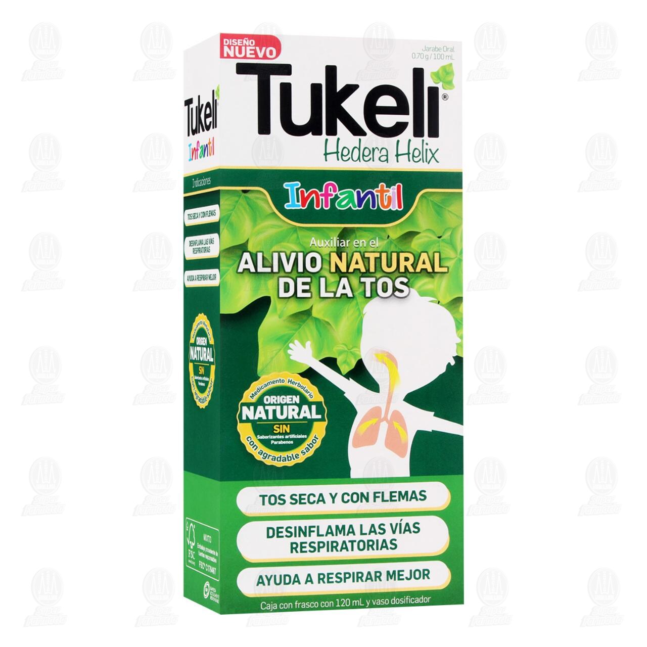 Tukeli Infantil 0.70gr/100ml Jarabe, 120 ml. image number 0