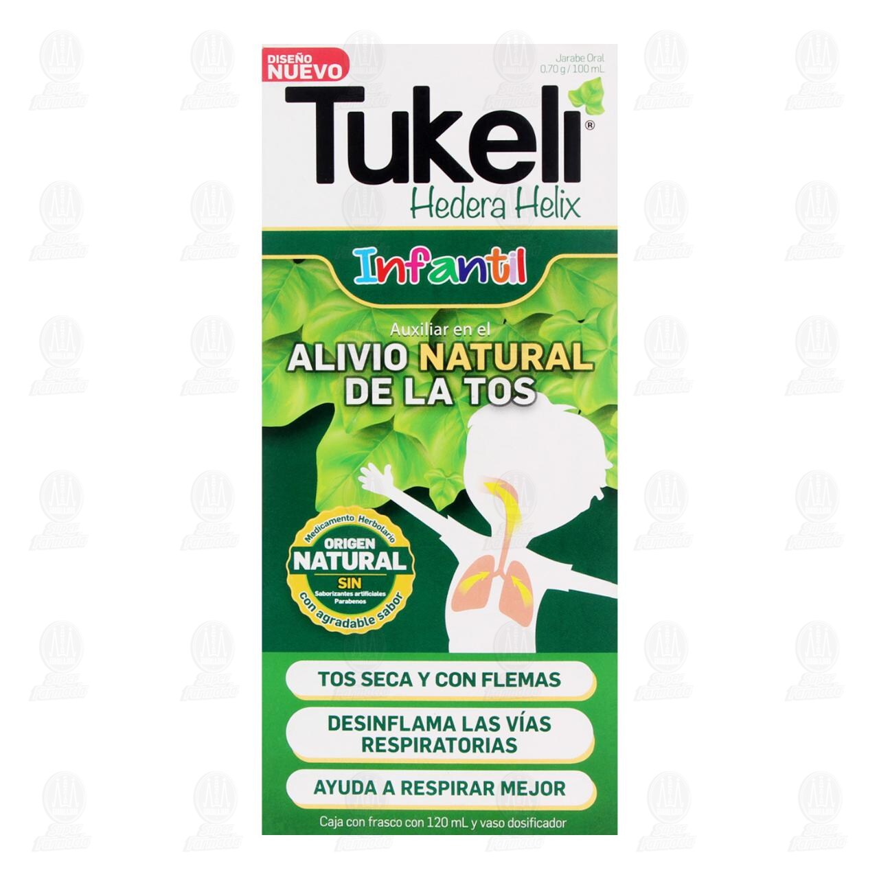 Tukeli Infantil 0.70gr/100ml Jarabe, 120 ml. image number 1