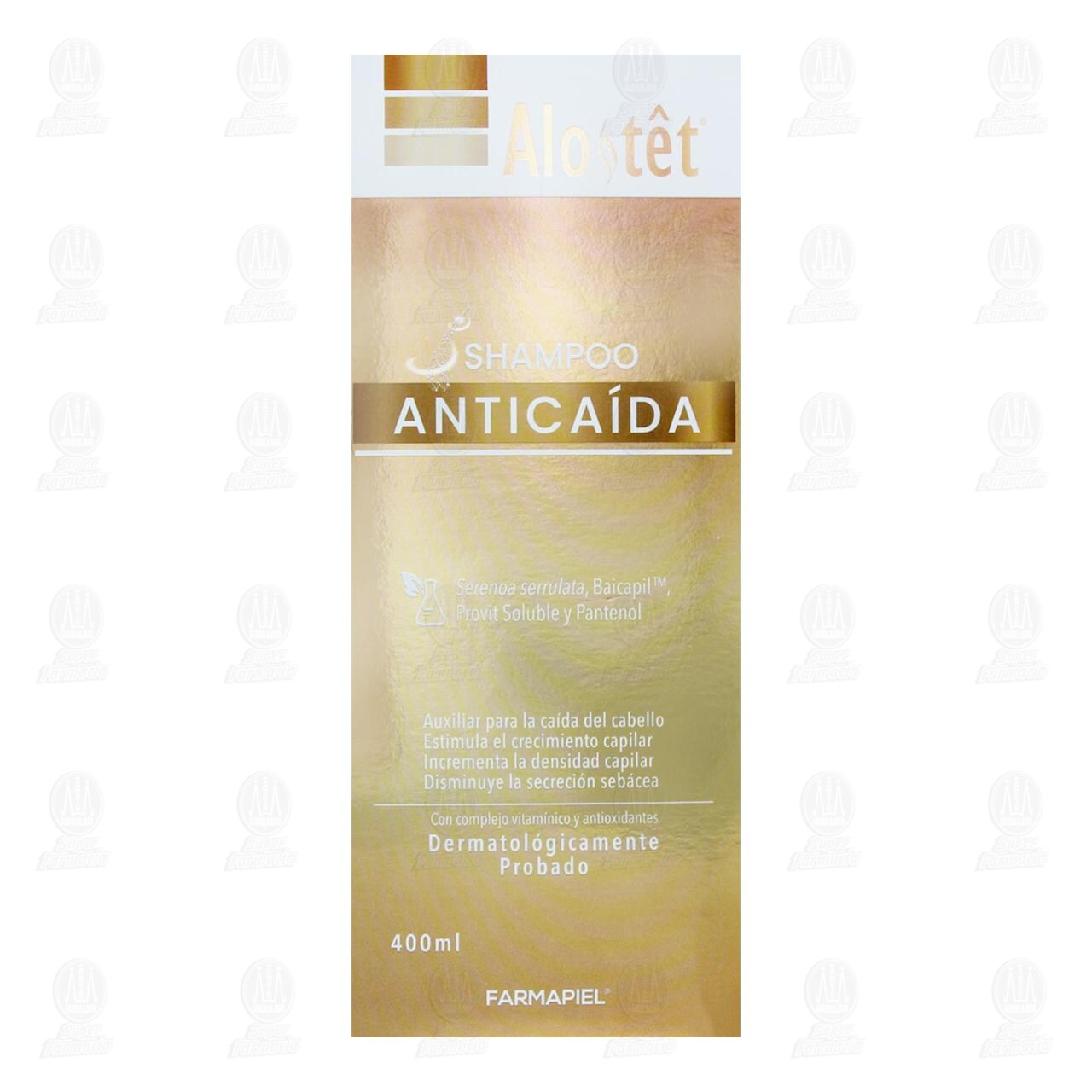 Shampoo Alostet Antica&iacute;da para Mujeres, 400 ml. image number 1