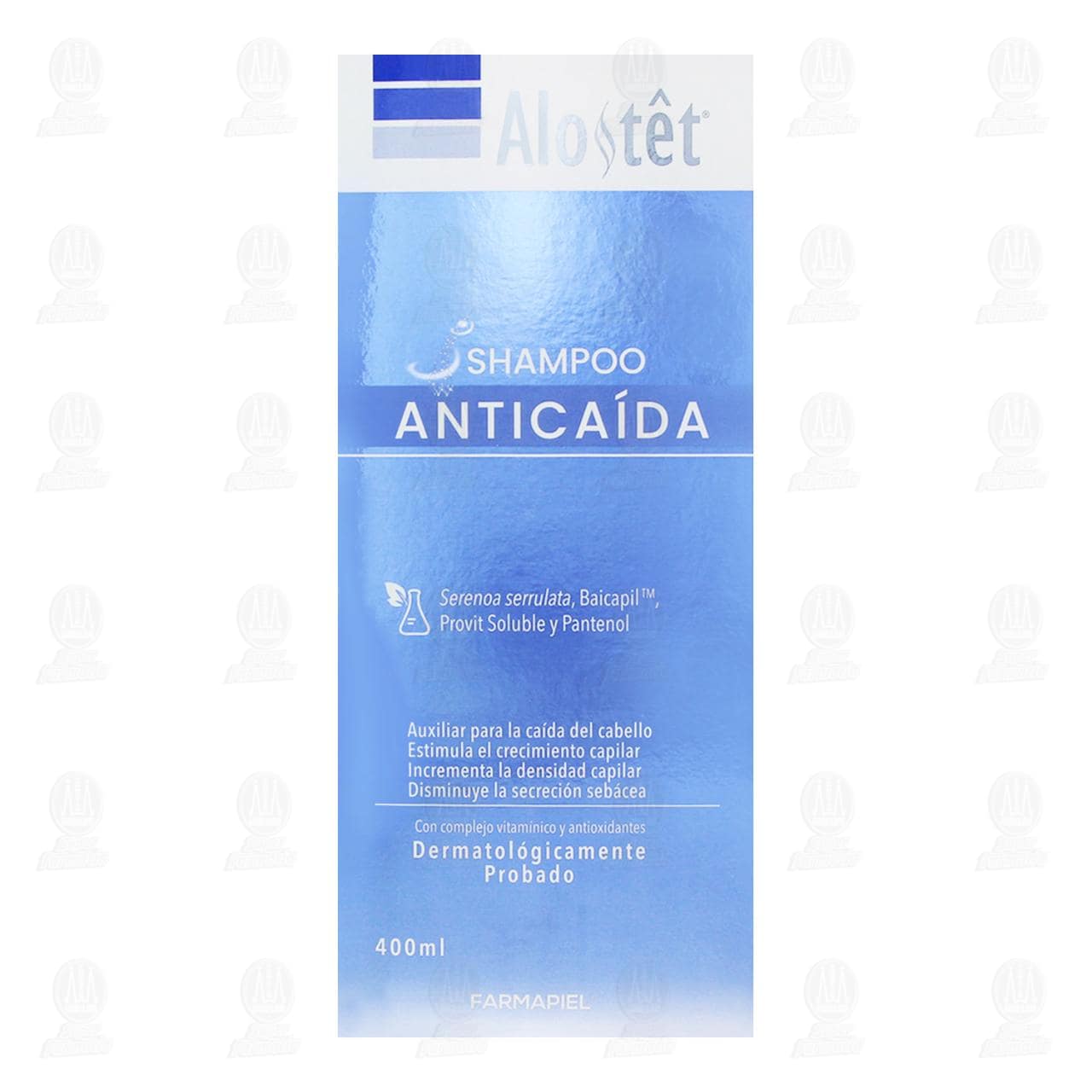 Shampoo Alostet Antica&iacute;da para Hombres, 400 ml. image number 1