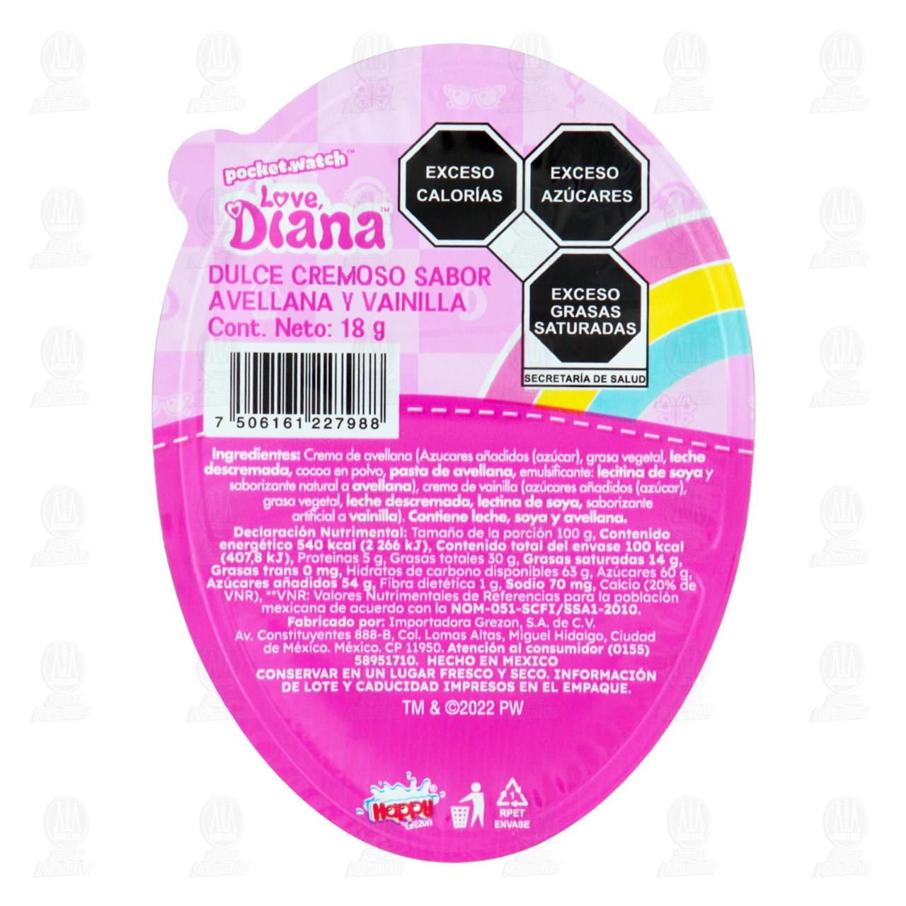 Imagen para Dulce Cremoso Love Diana, 18 gr.