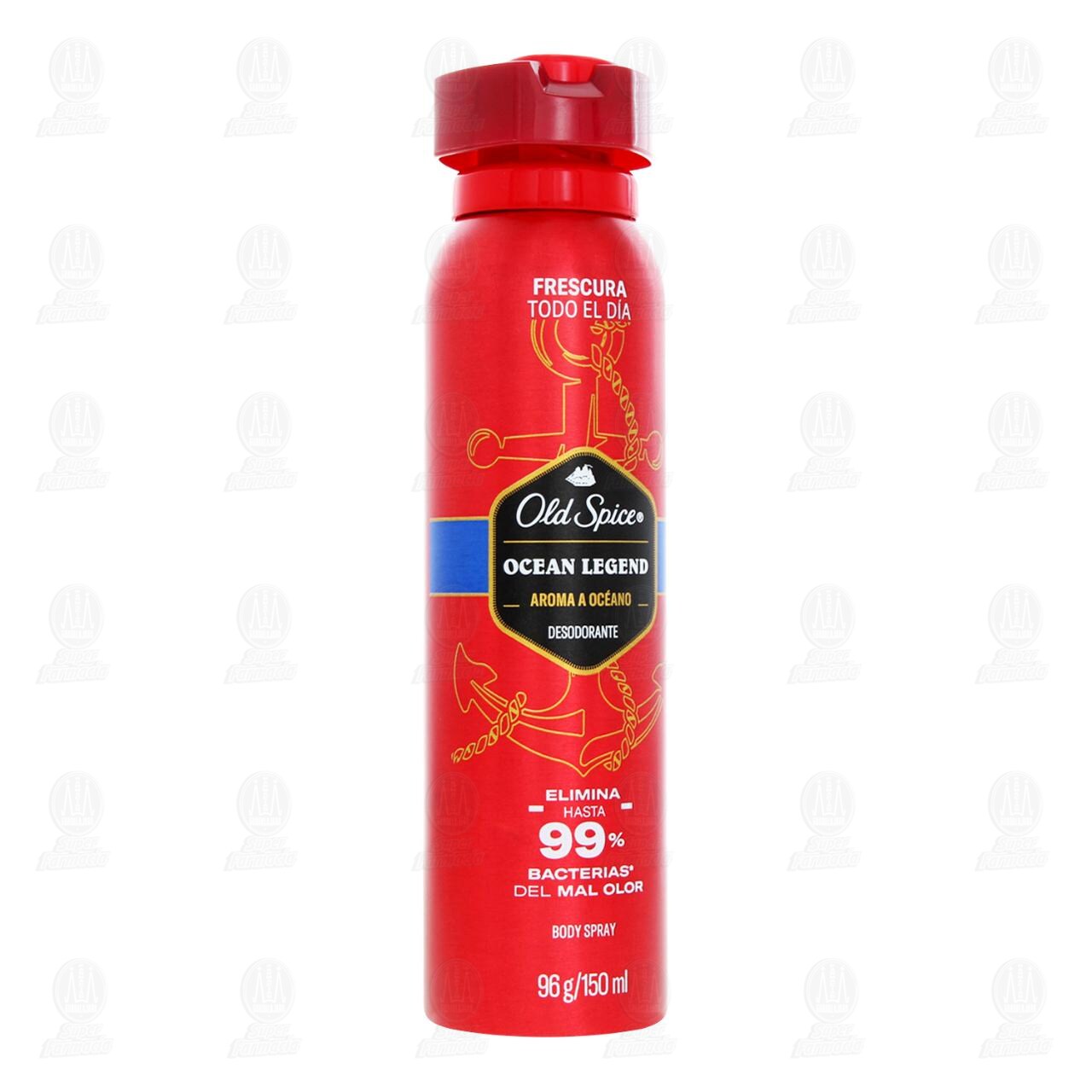 Desodorante Old Spice Ocean Legend en Aerosol, 150 ml.