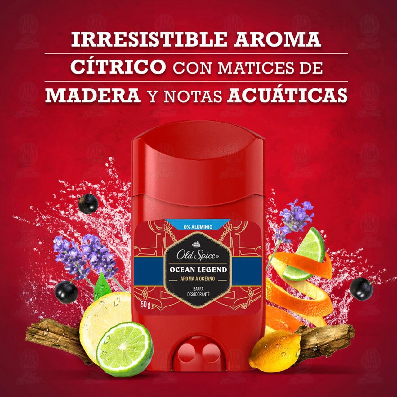 Barra Desodorante Old Spice Ocean Legend, 50 gr. image number 3