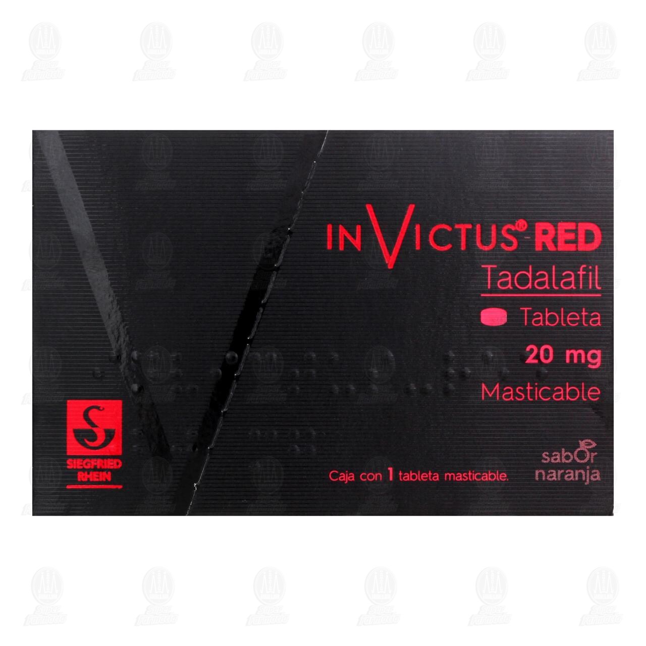 Invictus Red 20 mg, 1 Tableta. image number 1