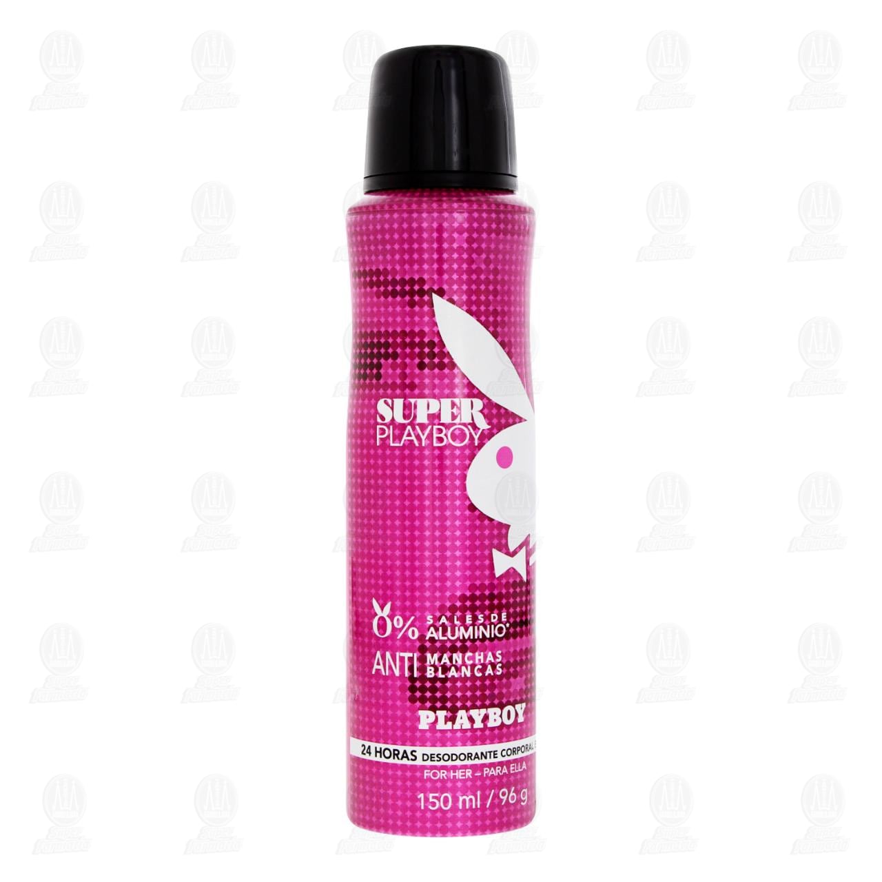 Imagen para Desodorante Super Playboy Anti-manchas Blancas, 150 ml.
