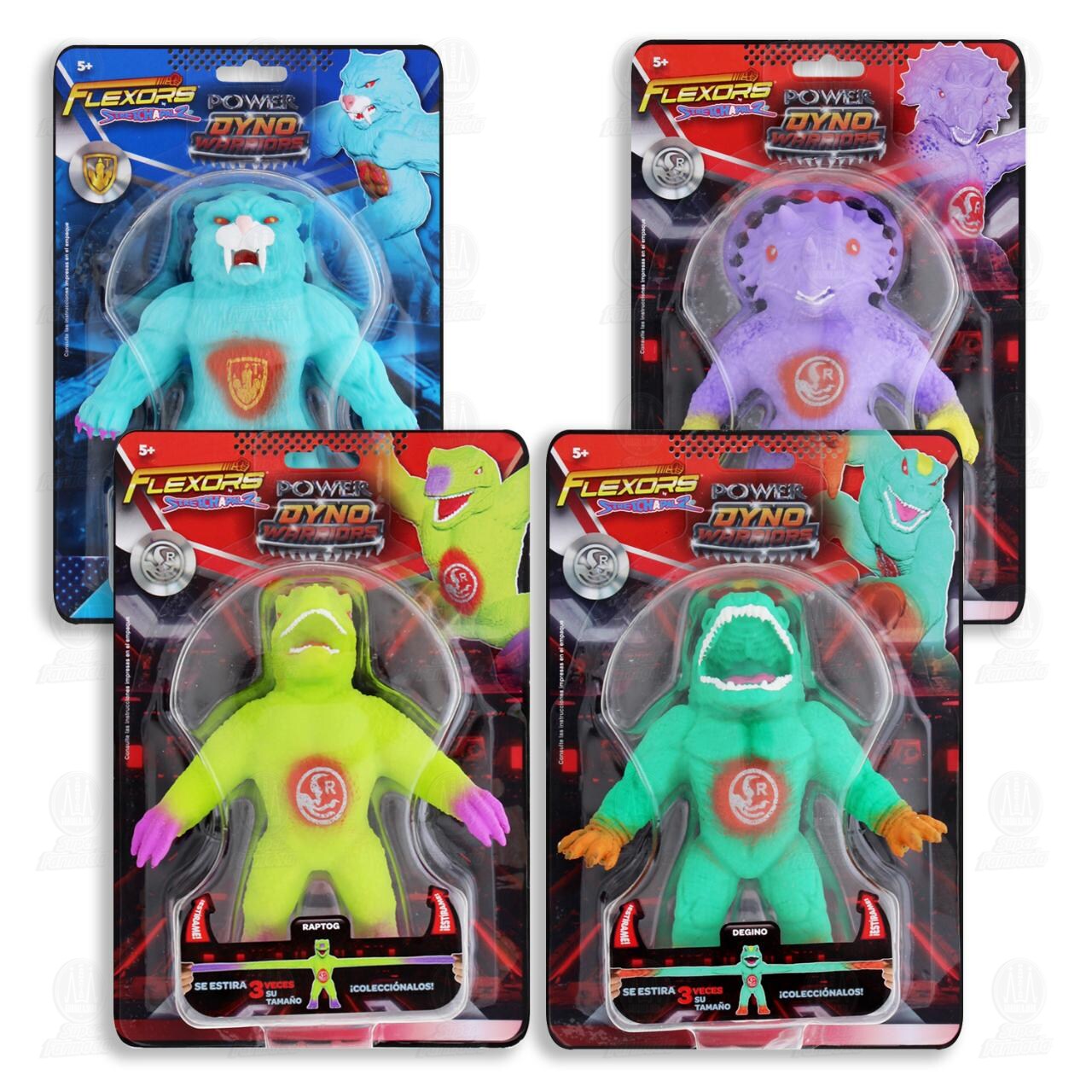 Juguete Figura Flexible Flexors Dyno Warriors Diferentes Modelos, 1 pz. image number 2