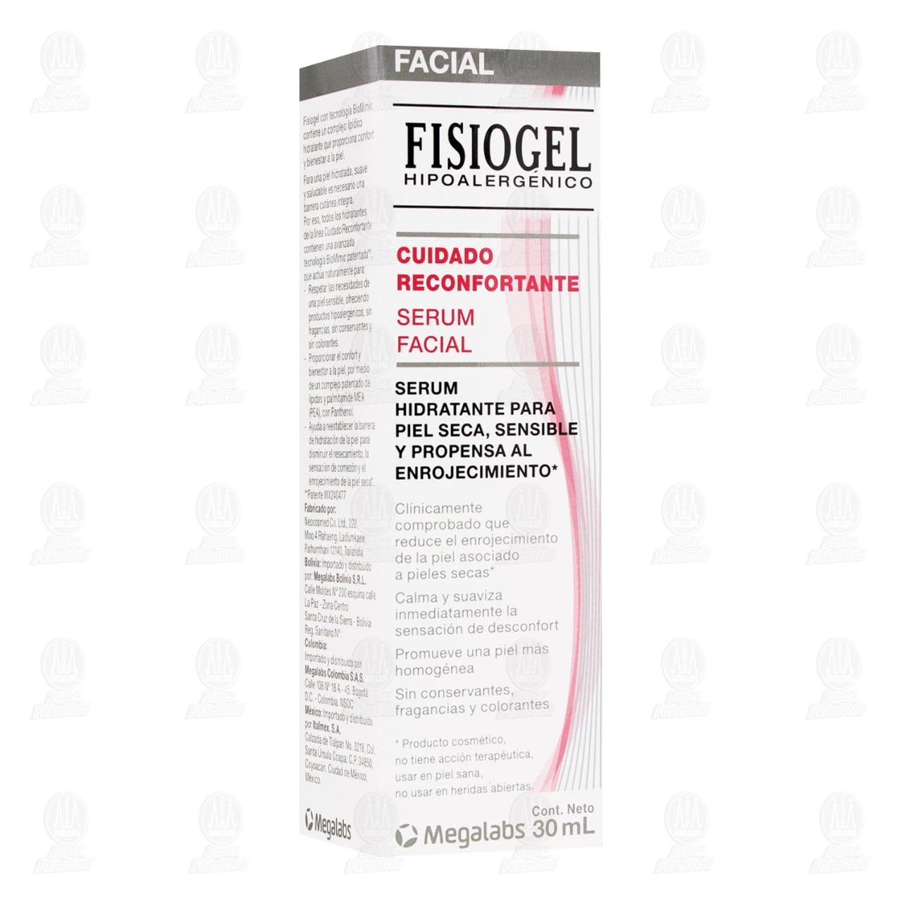 Imagen para Serum Hidratante Facial Fisiogel para Piel Seca, Sensible y Propensa al Enrojecimiento Cuidado Reconfortante, 30 ml.