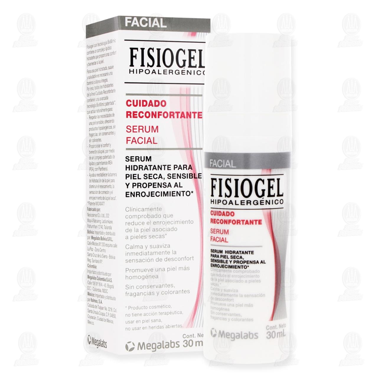 Serum Hidratante Facial Fisiogel para Piel Seca, Sensible y Propensa al Enrojecimiento Cuidado Reconfortante, 30 ml. image number 3