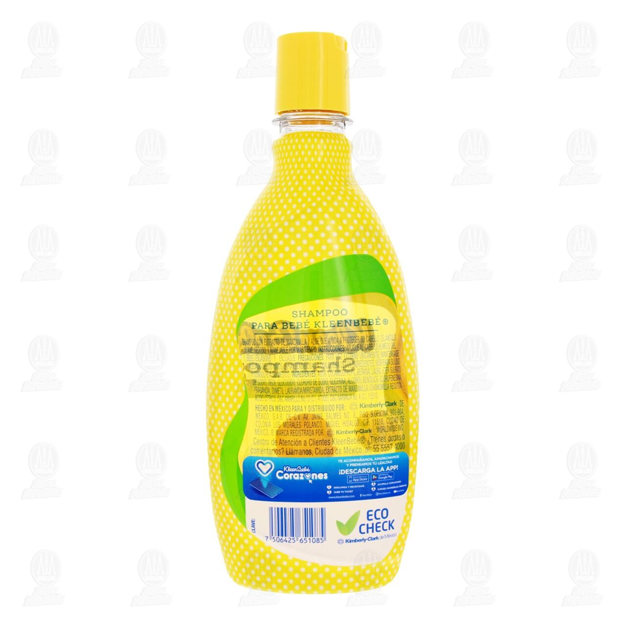 Shampoo para Bebé KleenBebé con Manzanilla, 450 ml. image number 2