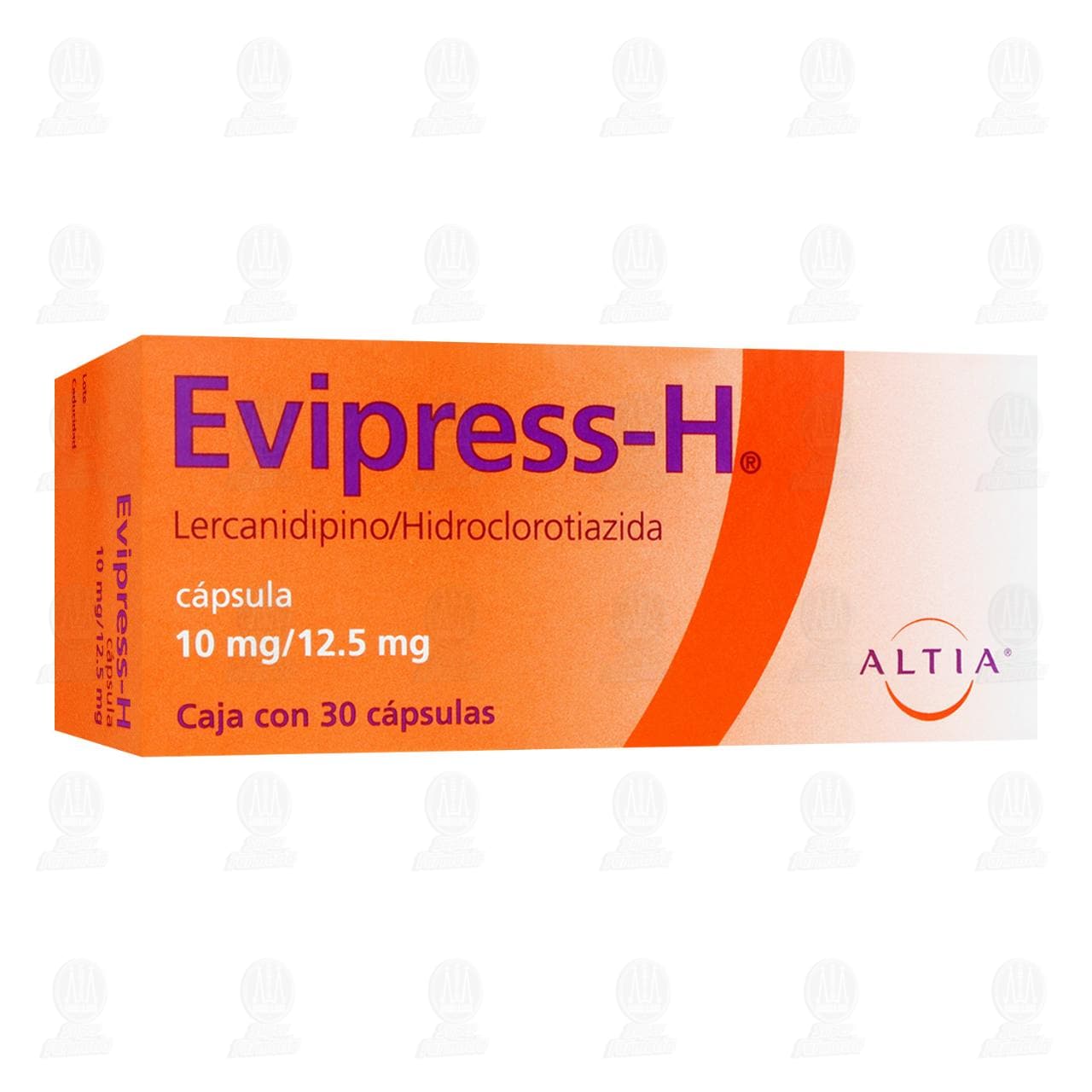 Evipress-H 10mg/12.5mg, 30 C&aacute;psulas. image number 0