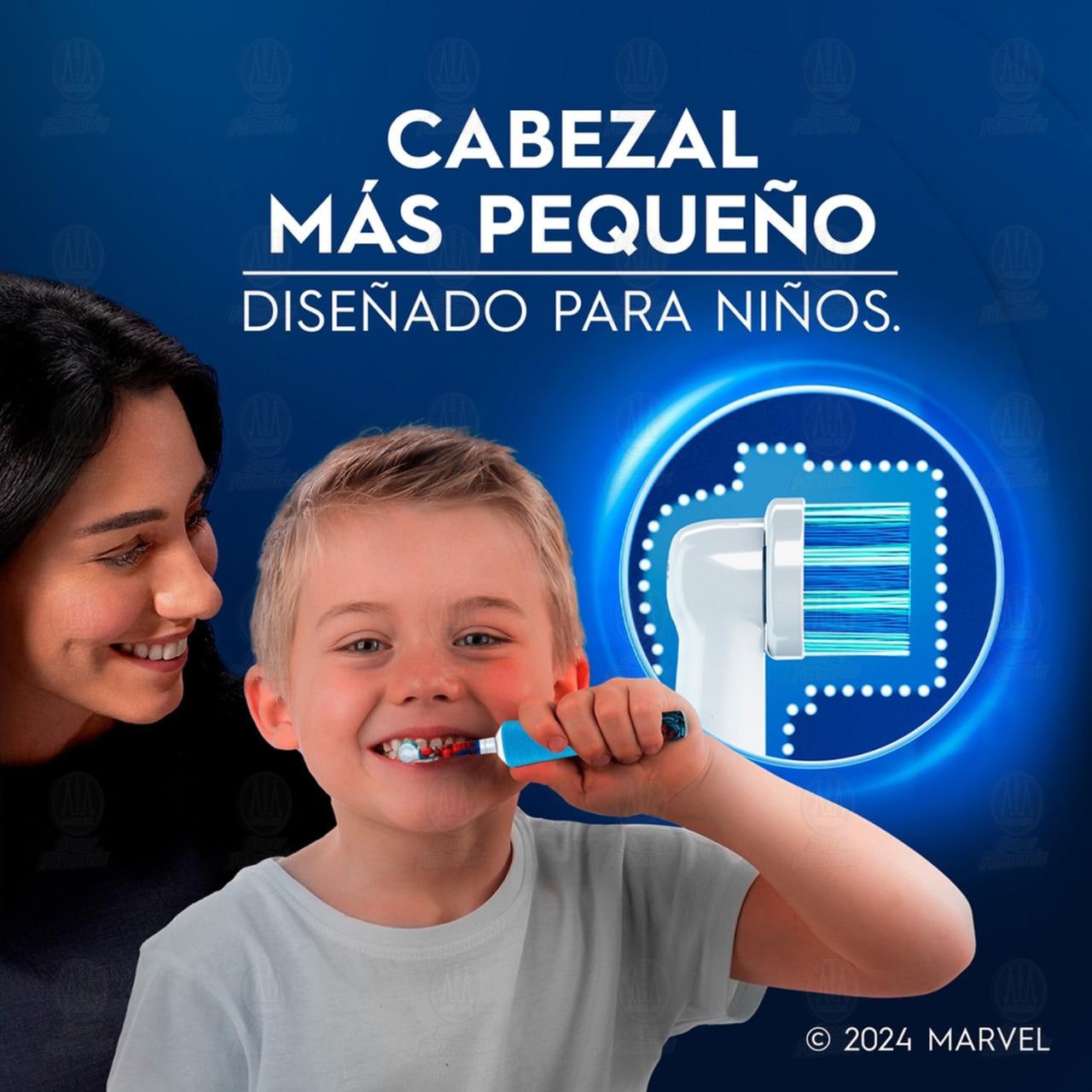 Cabezales de Repuesto para Cepillo Dental El&eacute;ctrico Oral-B Marvel Spiderman, 2 pzas. image number 2