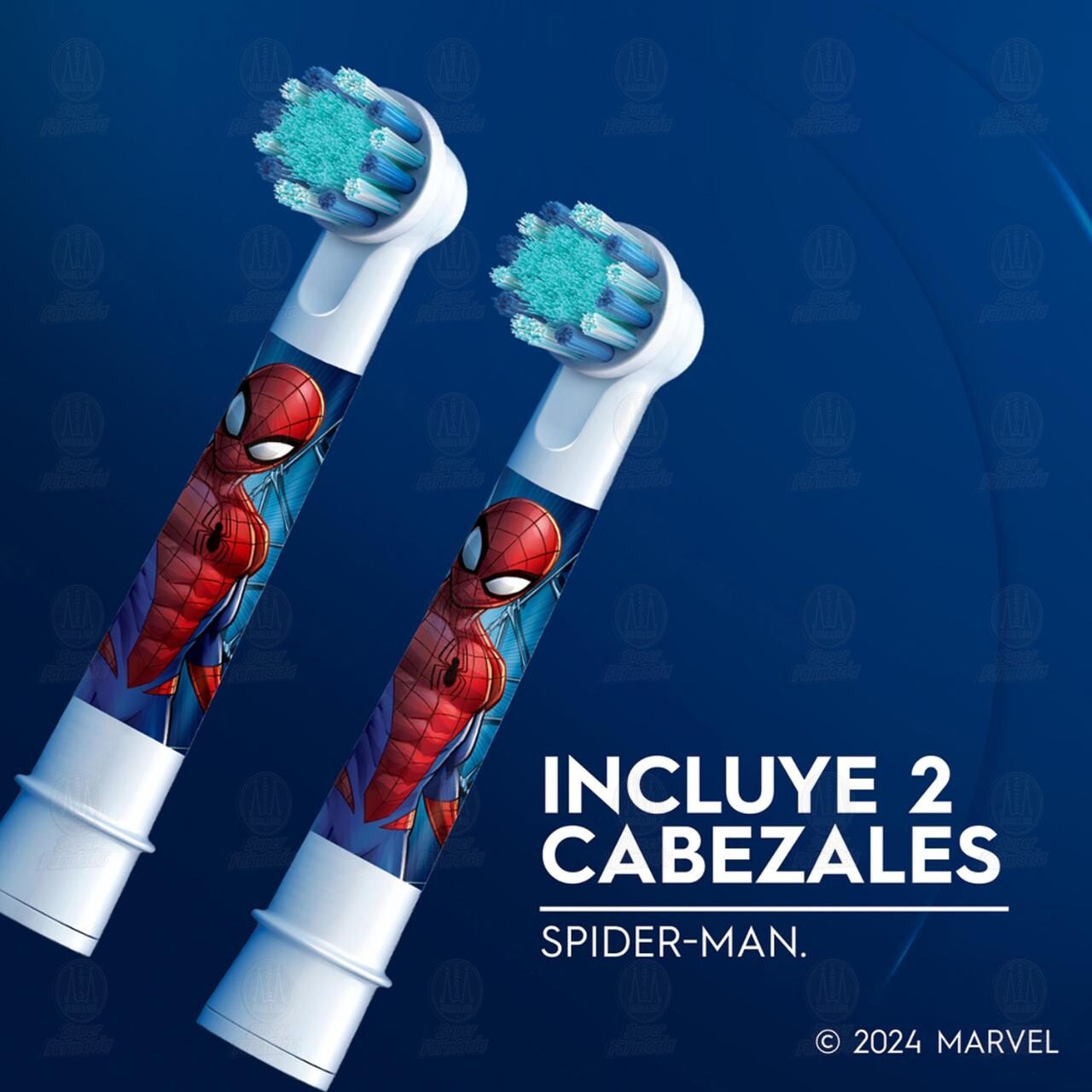 Cabezales de Repuesto para Cepillo Dental El&eacute;ctrico Oral-B Marvel Spiderman, 2 pzas. image number 3