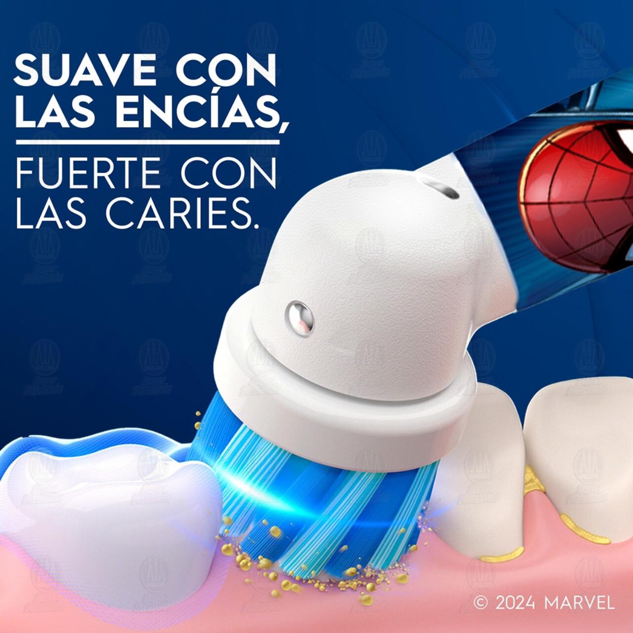 Cabezales de Repuesto para Cepillo Dental El&eacute;ctrico Oral-B Marvel Spiderman, 2 pzas. image number 4