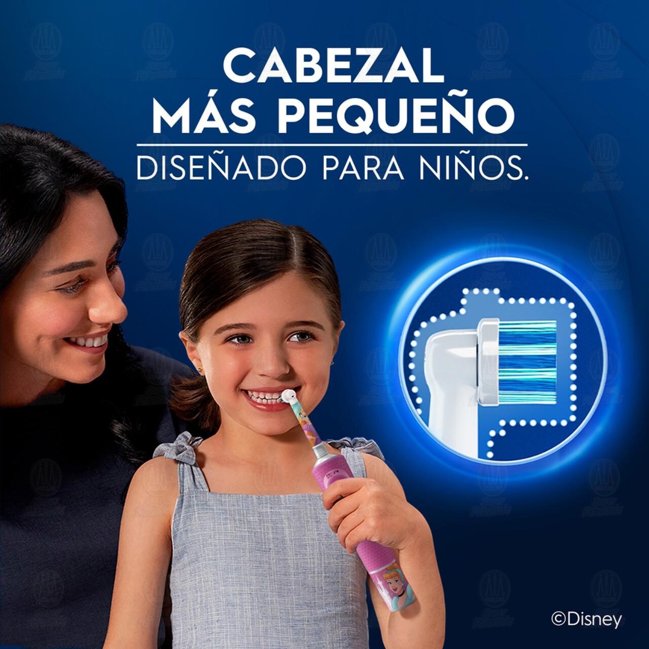 Cabezales de Repuesto para Cepillo Dental El&eacute;ctrico Oral-B Disney Princess, 2 pzas. image number 2