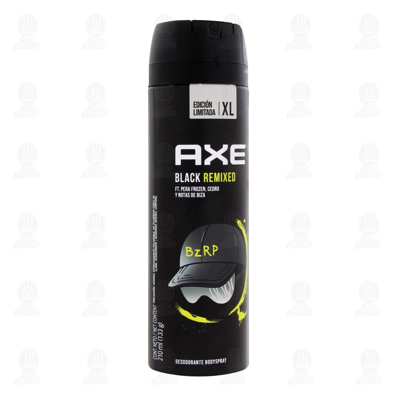 Imagen para Desodorante Body Spray Axe Black Remixed Edición Limitada XL, 210 ml.